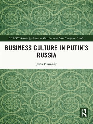 cover image of Business Culture in Putin's Russia